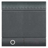 BTICINO LivingLight antraciet Toets verlichting 2 modules