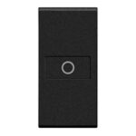 BTICINO LivingLight antraciet axiaal toets verlichting 1 module