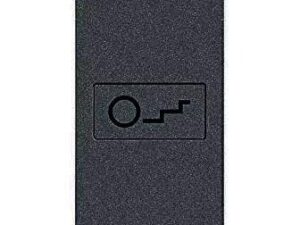 BTICINO LivingLight antraciet axiaal toets trapverlichting 1 module