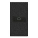 BTICINO LivingLight antraciet axiaal toets bel 1 module