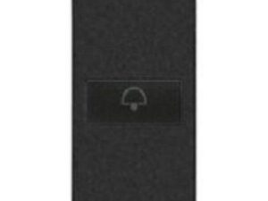 BTICINO LivingLight antraciet axiaal toets bel 1 module