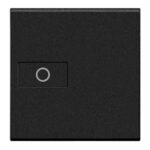 BTICINO LivingLight antraciet axiaal toets verlichting 2 modules