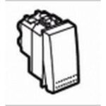 BTICINO LivingLight Wit Drukknop 2P NO 10A 250V 1 module schroefklemmen