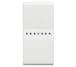 BTICINO LivingLight Wit axiaal kruisschakelaar 16AX 250V 1 module steekklemmen