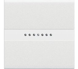 BTICINO LivingLight Wit axiaal kruisschakelaar 16AX 250V 2 modules steekklemmen