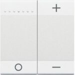 BTICINO LivingLight Wit Dimmer drukknop 300-600W resistief-inductief 2 modules