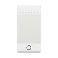 BTICINO LivingLight Toets verlichting 1 module wit