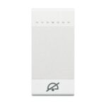 BTICINO LivingLight Wit Wiptoets niet storen 1 module