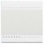 BTICINO LivingLight Wit Verlichtbare toets 1 functie 2 modules