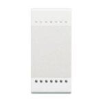 BTICINO LivingLight Wit Verlichtbare toets 1 functie 1 module