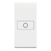 BTICINO LivingLight Wit axiaal toets verlichting 1 module
