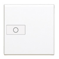 BTICINO LivingLight Wit axiaal toets verlichting 2 modules