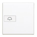 BTICINO LivingLight Wit axiaal toets bel 2 modules