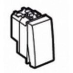 BTICINO LivingLight Wit Drukknop 1P NG 10A 250V 1 module schroefklemmen