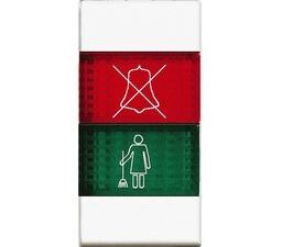 BTICINO LivingLight Wit verlichting buitendeur hotel 1 module kamer opmaak