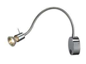 SLV Belgium Dio flex plate wandl. chroom GU10 50W