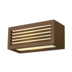 SLV Belgium BOX-L E27 wandlamp koper-roest 18W