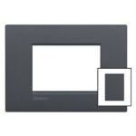 BTICINO LivingLight antraciet Afdekpl. Air 3+3mod