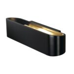SLV Belgium OSSA 300 LED Wand ovaal zwart 120W U/D