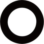 Luxomat Afdekring PD11 zwart