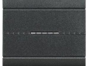 BTICINO LivingLight wisselsch axiaal 10A 2 modules antraciet