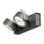 SLV Belgium Kalu LED 2 zwart 2xLED 3000K 60°