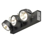 SLV Belgium Kalu LED 3 zwart 3xLED 3000K 60°