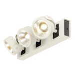 SLV Belgium Kalu LED 3 zwart/wit 3xLED 3000K 60°