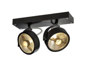 SLV Belgium Kalu 2 QPAR111 zwart 2xGU10