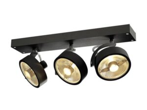 SLV Belgium Kalu 3 QPAR111 zwart 3xGU10