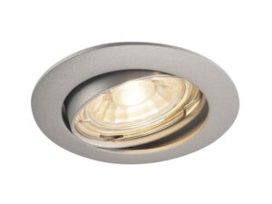 SLV Belgium Pika richtbaar zilvergrijs 1xGU10