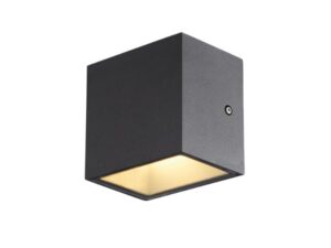 SLV Belgium Sitra CUBE WL Up/Down IP44 3000K 10W