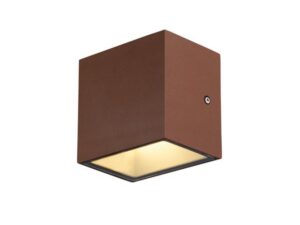SLV Belgium Sitra CUBE WL LED roest IP44 3000K 10W