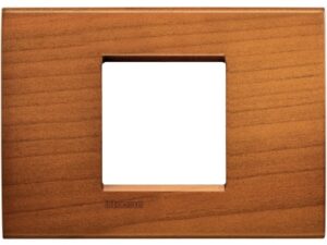 BTICINO LivingLight-Afdekplaat rechth breed 2 mod amerikaanse kerselaar