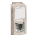 BTicino Living Light LNOW RJ45 ctds UTP cat5e zand