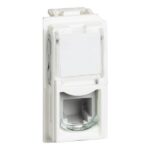 BTicino Living Light LNOW RJ11 telefoonctdoos wit