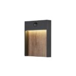 SLV Belgium Flatt sensor LED 3000K IP65 antra/bruin