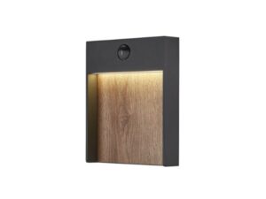 SLV Belgium Flatt sensor LED 3000K IP65 antra/bruin