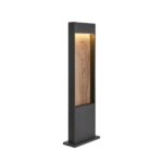 SLV Belgium Flatt pole 65 LED 3000K IP65 antra/bruin