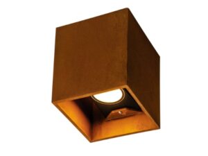 SLV Belgium Rusty U/D WL LED hoekig roest 3/4000K