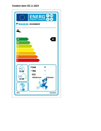 192 Liter Daikin Altherma M HW warmtepompboiler Warmtepompboiler