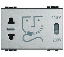 BTICINO Schakelaar Light Tech 10 A 48 V tweepolig NO voor Jack 2124N (kopie) Bticino LivingLight Tech