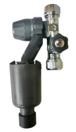 Itho Daalderop inlaatcombinatie met afsluiter overstortventiel keerklep messing voor boiler 30-150 L