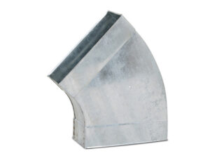 Ventilair FGBH45220 horizontale bocht 45° 220x80 rond galva