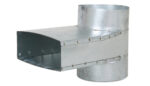 Ventilair TRB2x220-160 traphoek 220x80 mm naar rond 2xD160 mm galva