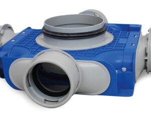 Vent-Axia TVGS-90-160 subverdeler  4 x  D 90 rn en D 160 mm H 80 mm