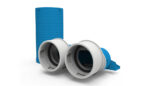 Vent-Axia VVCH250-290 ventielcollector 2x  D 90 mm D 125 mm 90° + huls