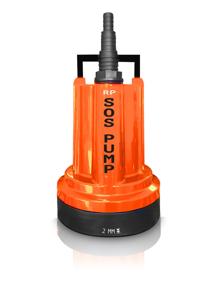 Remmers Pump SOS Pump vlakzuigende dompelpomp aluminium motor 290 Watt