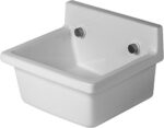 Duravit Starck 3 uitgietbak zonder overloop zonder kraanvlak onderzijde geglazuurd 480 mm