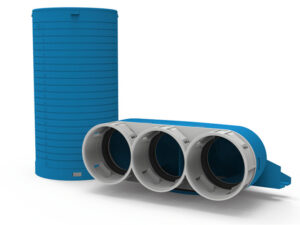 Vent-Axia VVCH 250 69 ventielcollector 3 x D 69 mm D 125 mm met huls